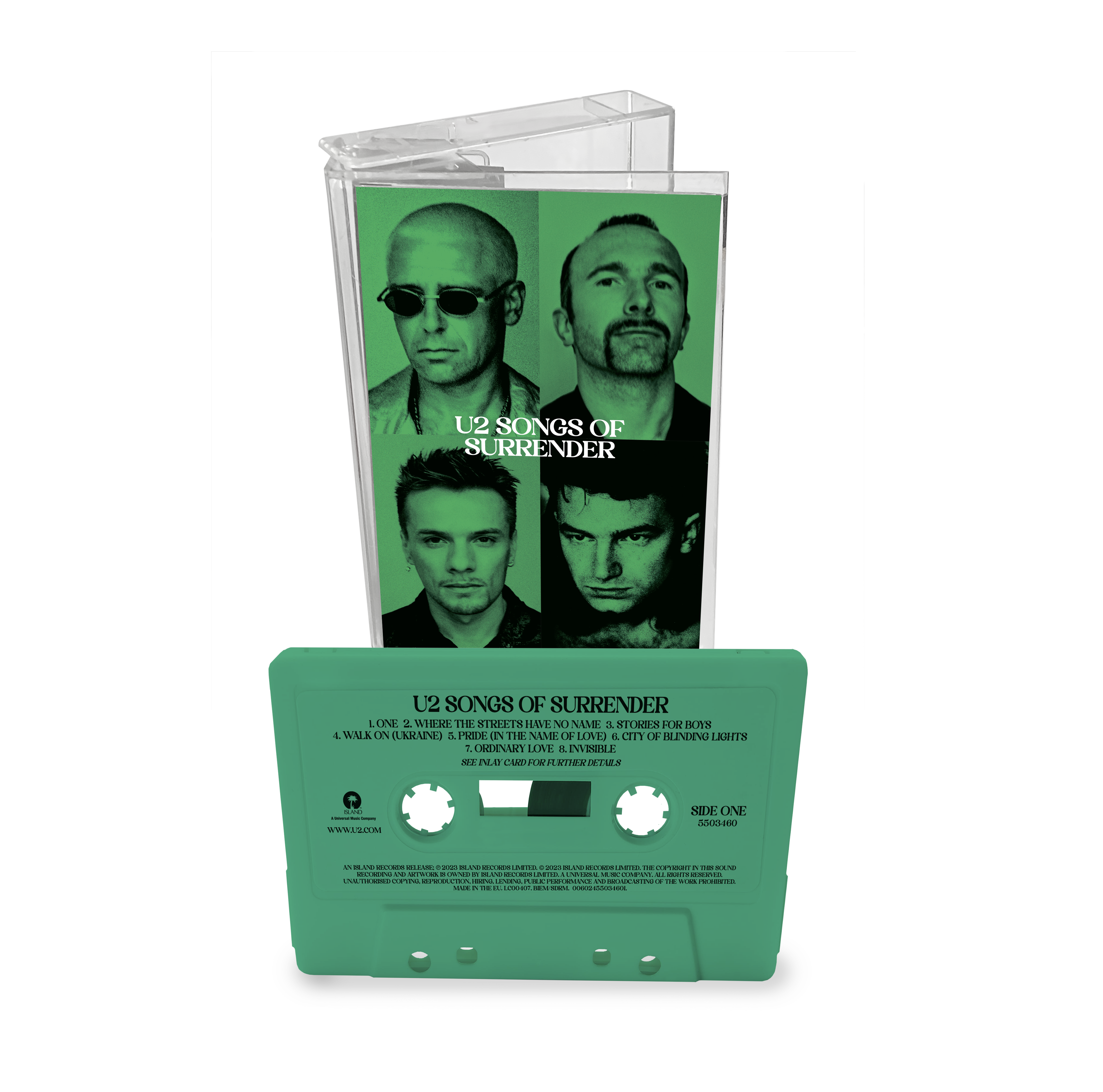 Songs Of Surrender' – Mint Green Cassette (Limited Edition) - U2