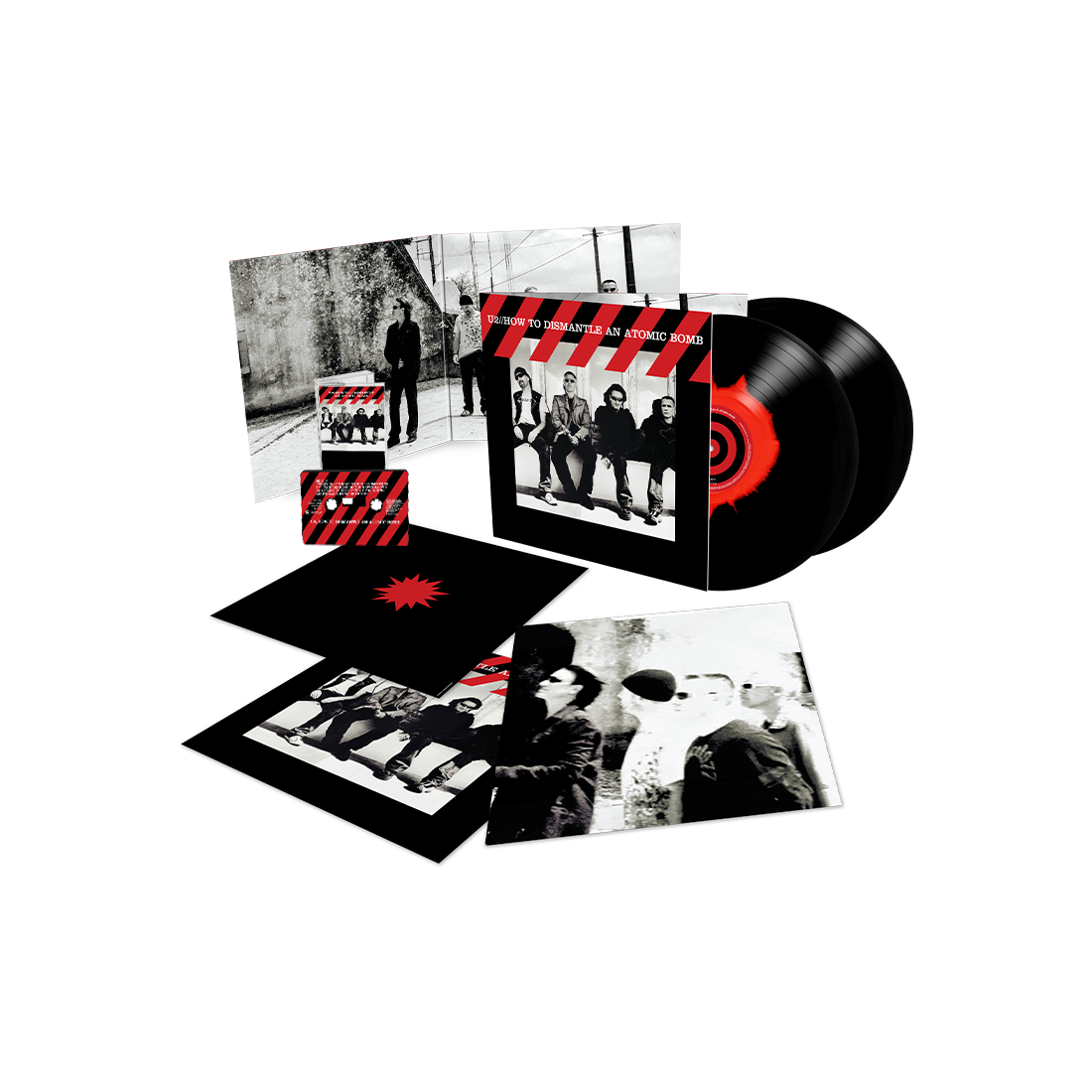 How To Dismantle An Atomic Bomb (20th Anniversary) Exclusive 2LP Black & Red Ink Spot Vinyl + Cassette (Limited Edition)