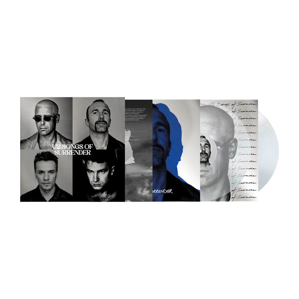 U2 - Songs Of Surrender – 2LP Exclusive Deluxe Crystal Clear Vinyl (Limited Edition)