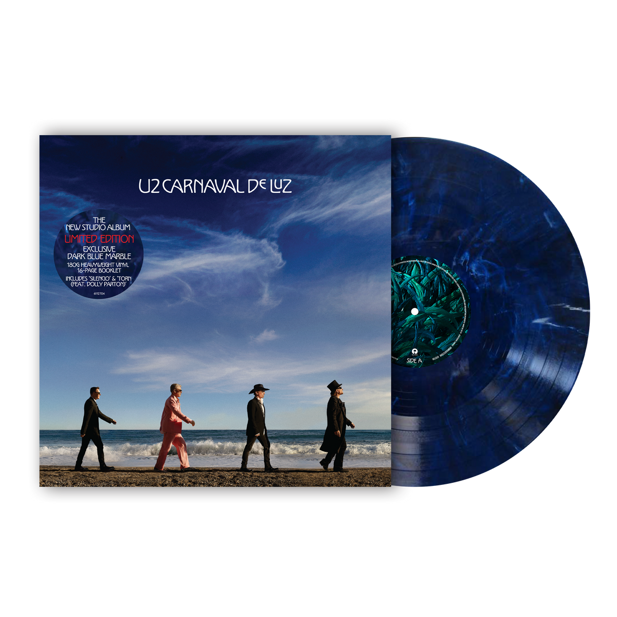 U2 - Carnaval De Luz, Dark Blue Marble Vinyl