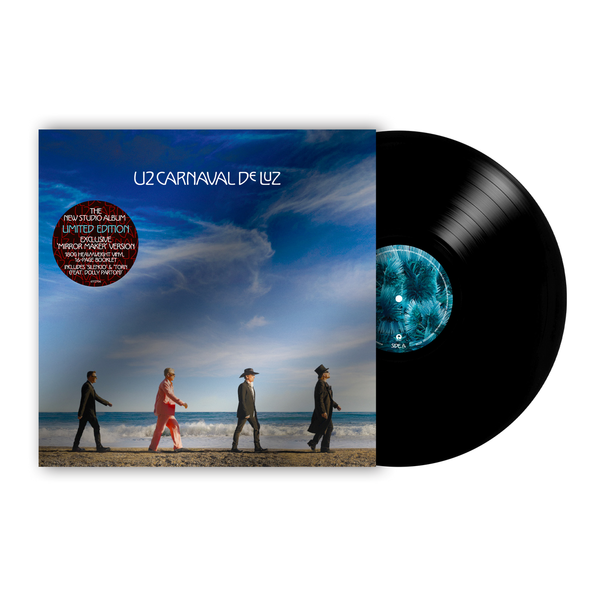 U2 - Carnaval De Luz, Limited Edition ‘Mirror Maker’ Vinyl